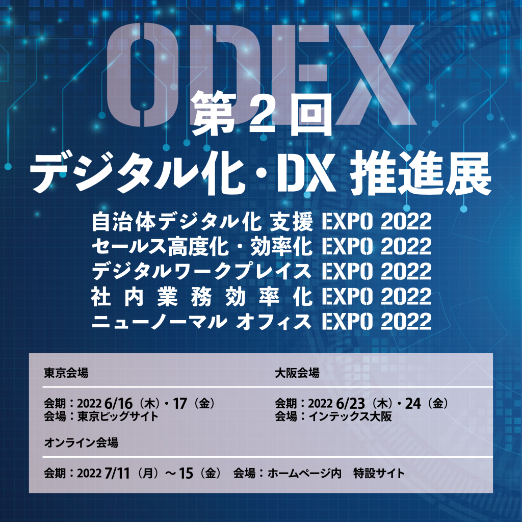 第2回デジタル化・DX推進展のKV画像
