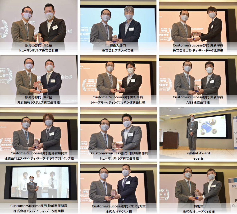 受賞企業のみなさま